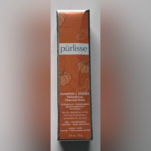 purlisse Pumpkin + Ginger Detoxifying Charcoal Mask - Orange and Black